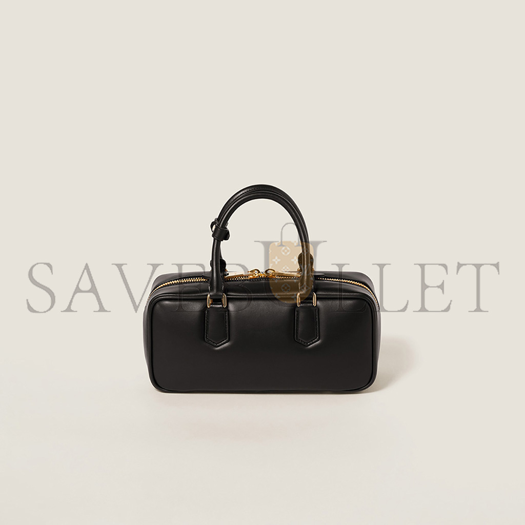 MIU MIU ARCADIE LEATHER BAG 5BB148 (27*12*9cm) MIU MIU ARCADIE LEATHER BAG 5BB148 (27*12*9cm)